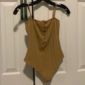 Tan bodysuit